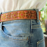 Ceinture colorée brodée à la main I 3 tailles